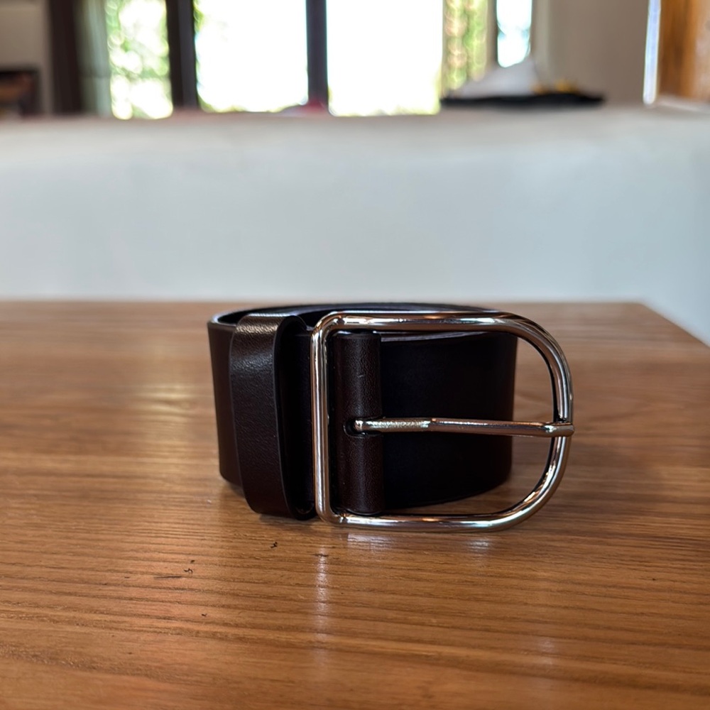 Anthropologie Leather Belt. Size L.